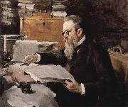 Valentin Serov Portrait of the composer Nikolai Andreyevich Rimsky-Korsakov Spain oil painting artist